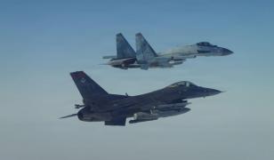 O dronă rusească a pătruns în spațiul aerian al României, la Chilia. Două aeronave F-16, ridicate de la sol