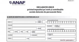 Declaraţia unică 2026. Care este termenul limită