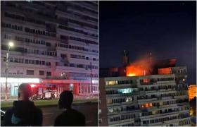În ce stare se află proprietarii apartamentului lovit de dronă, în Galaţi. Alte zeci de persoane evacuate