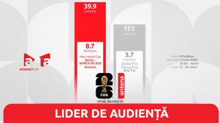 Deschiderea Mondialului, lider absolut de audiență în România