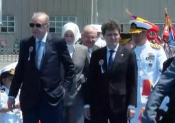 O nouă corvetă în flota României. Nicuşor Dan, alături de Erdogan: "Trăim momente tensionate"