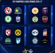 Liga Campionilor la handbal: CSM București, urna 1, Gloria Bistrița, urna 2, Dinamo, urna 3