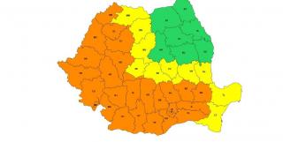 Pericol de nou cod roşu în Bucureşti azi. Capitala şi 25 de judeţe, sub cod portocaliu de la ora 15:00