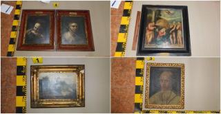 Picturi furate din Italia, în valoare de zeci de mii de euro, găsite în România