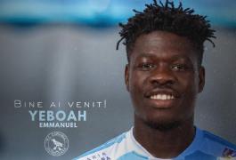Emmanuel Yeboah, fostul jucător al lui CFR Cluj, prezentat oficial la Corvinul Hunedoara 