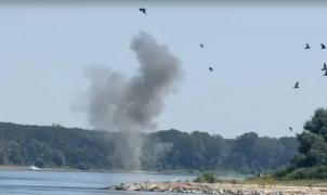Dunărea, la un minim istoric. Prima detonare făcută de MApN, fără succes. Acţiunea, suspendată