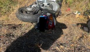Patru persoane au ajuns la spital în urma unui accident pe DN7. O mașină a lovit trei motociclete