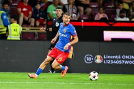 Daniel Bîrligea, atacantul FCSB, aşteptat să bată palma cu italienii de la Frosinone