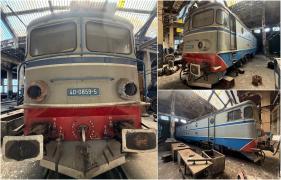 ANAF scoate la vânzare o locomotivă electrică din 1989. Cât costă