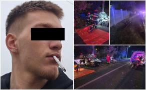 El este şoferul de 19 ani care a murit alături de prietenul său. "De ce mi l-ai luat, Doamne?"