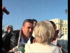 Senatoarea Cristiana Anghel, către un cioban aflat la protest: "Ești prost?"