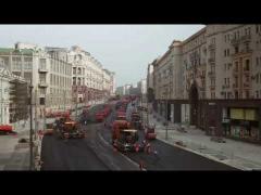 INCREDIBIL! Cum asfaltezi un bulevard de 32.000 de metri pătraţi în mai puţin de 12 ore. VIDEO VIRAL în întreaga lume