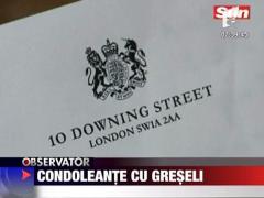 Condoleante cu greseli