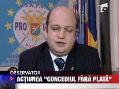 Actiunea "Concediul fara plata"