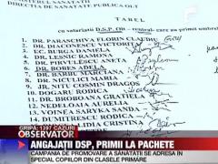 Angajatii DSP, primii la pachete