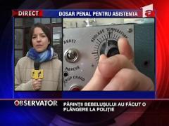 Dosar penal pentru asistenta