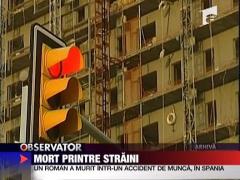 Mort printre straini