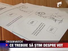 Ce trebuie sa stim despre vot