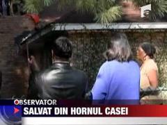 Salvat din hornul casei