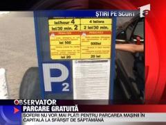 Parcarea gratuita