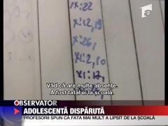 Adolescenta disparuta