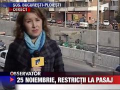 25 noiembrie, restrictii la pasaj