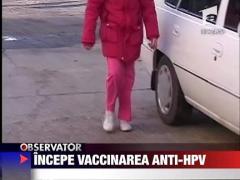 Incepe vaccinarea anti-HPV