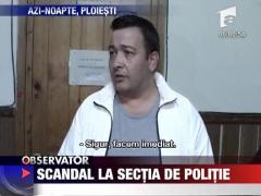Scandal la sectia de politie