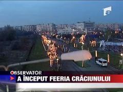 A inceput feeria Craciunului