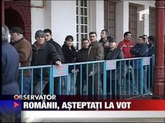 Romanii, asteptati la vot