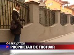 Proprietar de trotuar