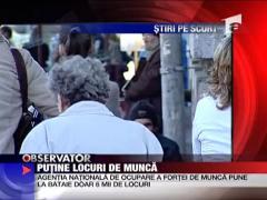 Putine locuri de munca