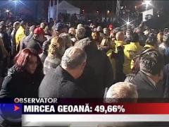 Mircea Geoana: 49,66%