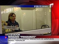 Intarzieri " programate"