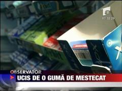 Ucis de o guma de mestecat
