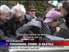 Pensionarii, zvonul si biletele