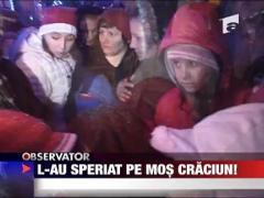 L-au speriat pe Mos Craciun