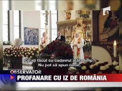 Profanare cu iz de Romania, ok