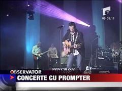 Concert cu prompter