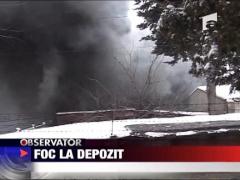 Foc la depozit