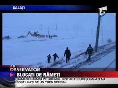 Drumuri acoperite de zapada