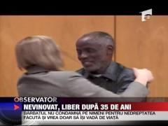 Nevinovat, liber dupa 35 de ani