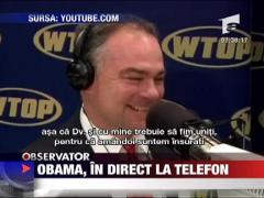 Obama, in direct latelefon