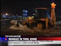 Inundatii in toiul iernii