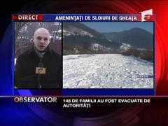 Amenintati de blocuri de gheata