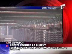 Creste factura la curent