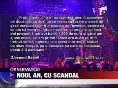 Noul an, cu scandal