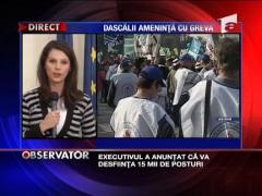 Dascalii ameninta cu greva