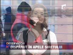 Disparut in apele Siretului