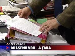 Orasenii vor la tara